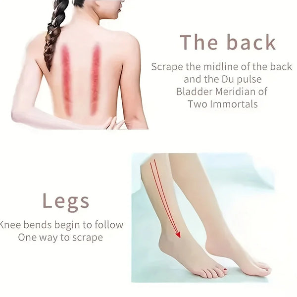 Pink Jade Facial Roller Set